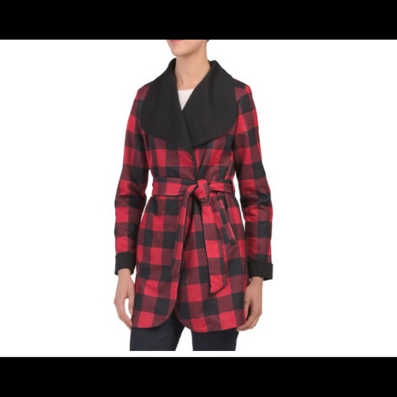 Shinestar Jackets & Blazers - 🎄HOLIDAY $10🎁 Shinestar buffalo plaid wrap coat